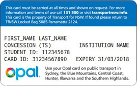 NSW tertiary card 2017