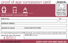 proof of age card