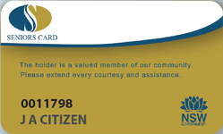 seniors card