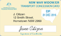 war widower card