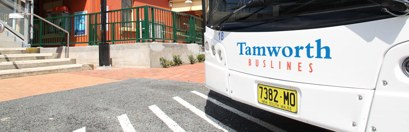 Tamworth Buslines bus