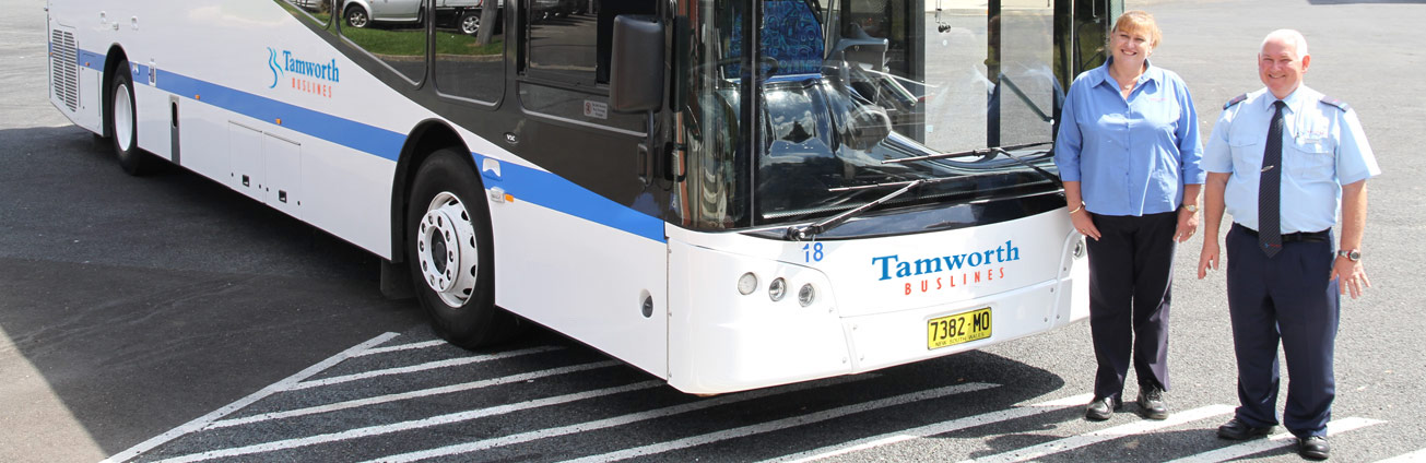 Tamworth Buslines bus